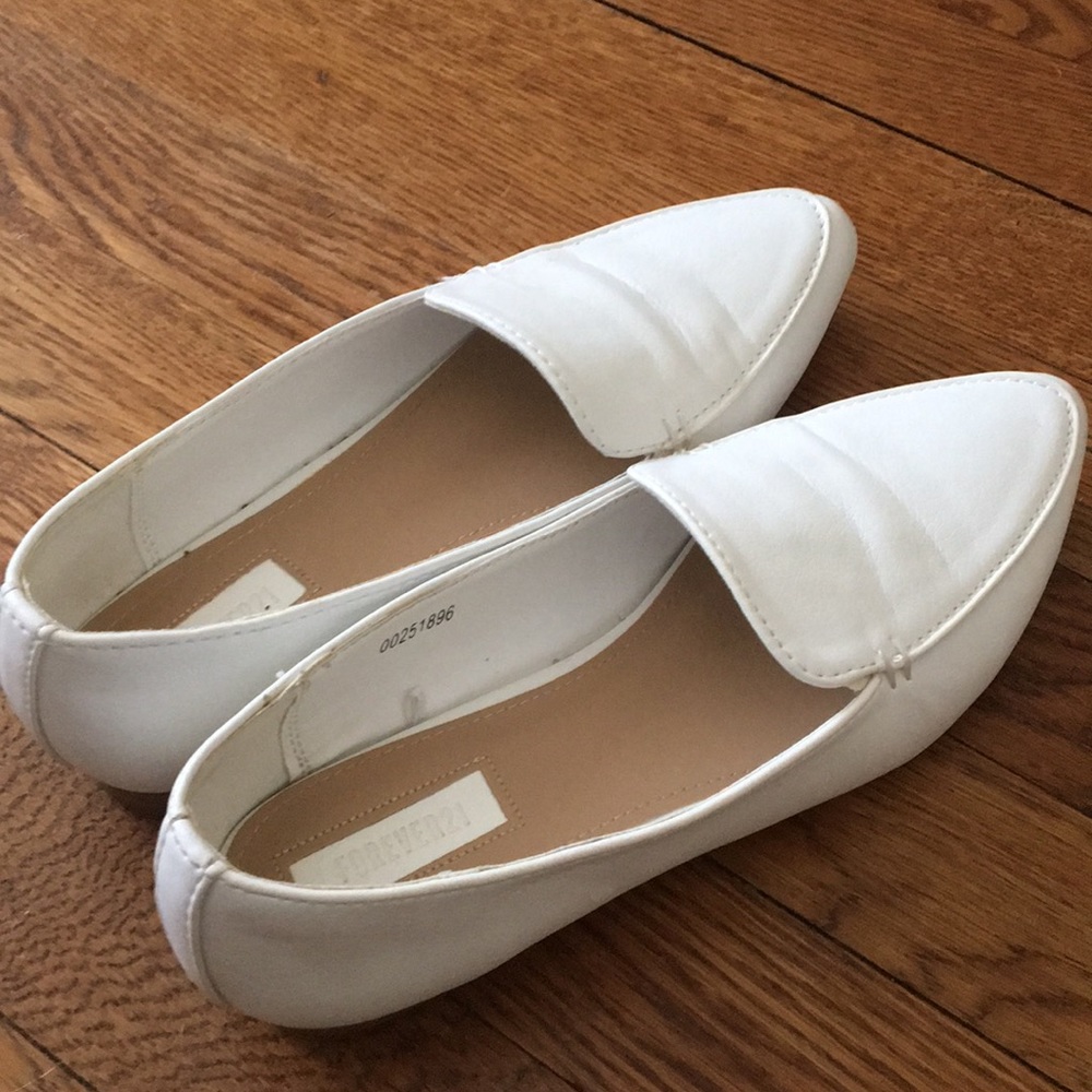 All white flats